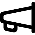 Megaphone 775 SVG Icon